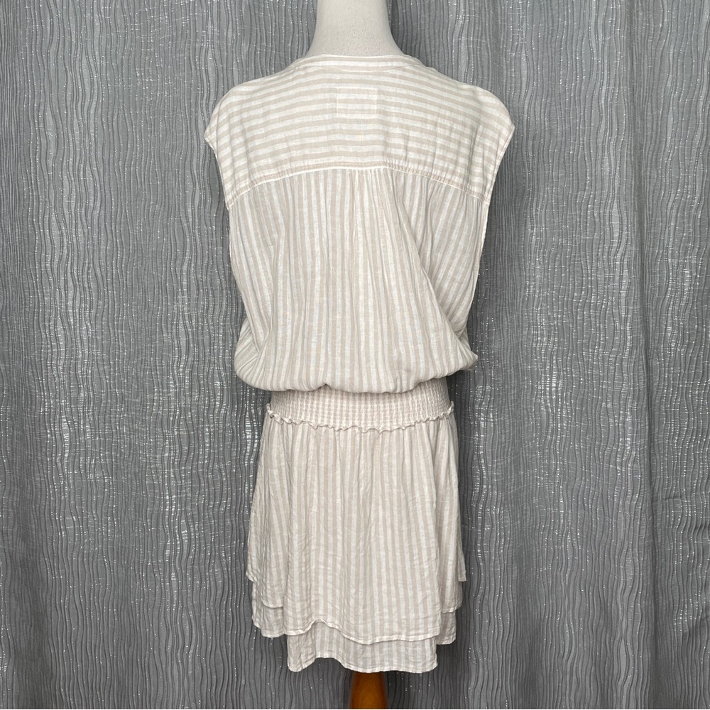 RAILS Linen Blend Angelia Dress in Dune Stripe - Picture 5 of 8